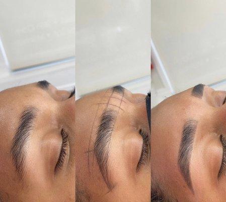 Just a little reminder that before wax your brows it's very important to draw and shape them according to your face and eyes structure!