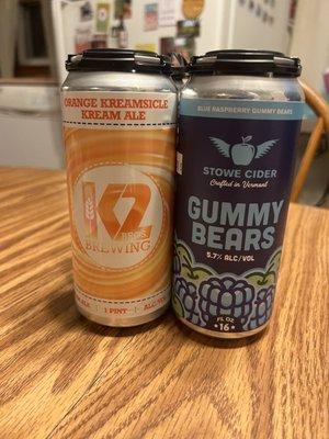 My two selections out of the 4 pack we took ToGo.