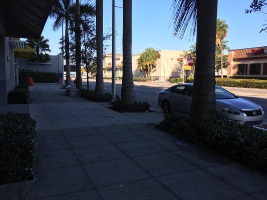 Only in Miami do people think it's normal to illegally park on the side of a major street (NW 7th st) to eat at a subway. SMH!