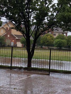 Parking lot at The Fountains.