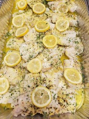 Biebel's Baked Cod for the Lenten Holiday or anytime