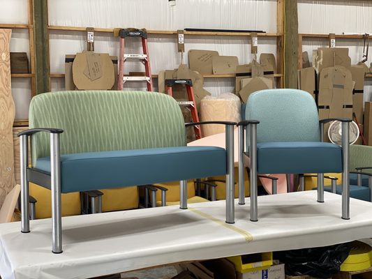 Updated chairs for Evergreen Hospital's emergency room