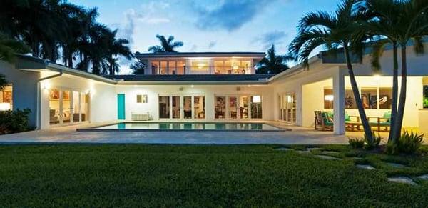 waterfront Home in Miami shores