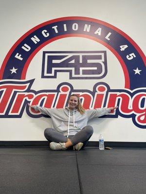 Find out why she is grinning ear to ear from F45DTR...