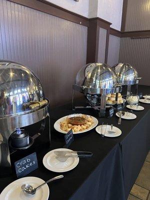 Menu options were great for brunch and the add ons! The crab cakes were a crowd favorite.