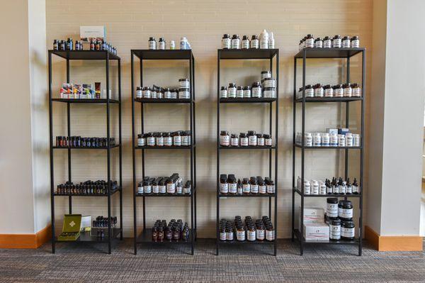 We stock a wide variety of professional grade nutritional and herbal supplements.