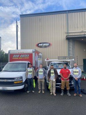 Our new Lynnwood location and crew members!