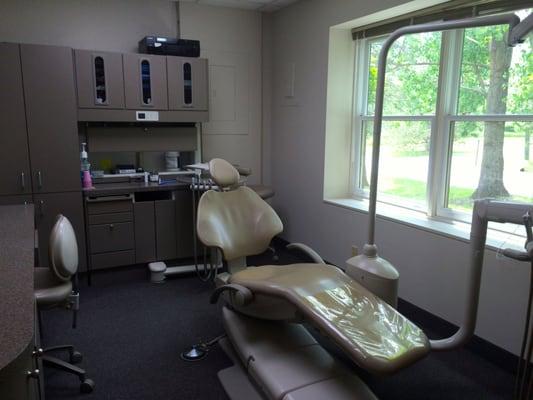 One of our treatment rooms, with a view!