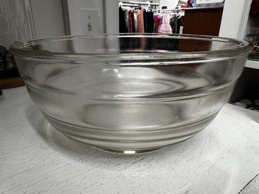 Super cool hopefully vintage glass bowl.