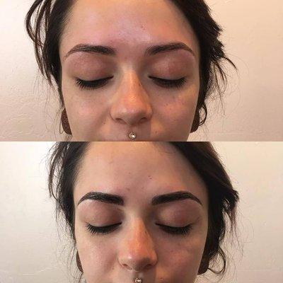 Microblading before & after