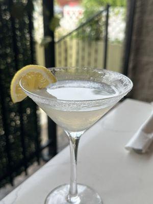 Lemon ball martini