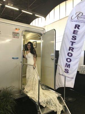 Wedding Restroom Trailer