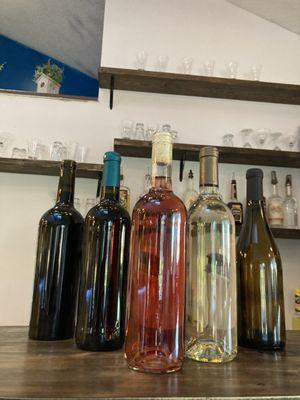 Our different House made Wines