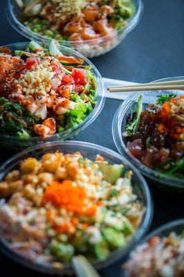 Fresh, Hawaiian-style poké bowls.