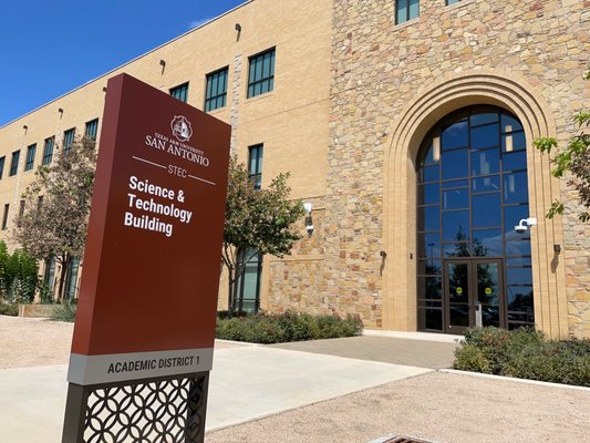 Science and Technology Building East Entrance