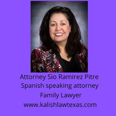 Sio Ramirez Pitre - Family Law- Spanish speaking attorney