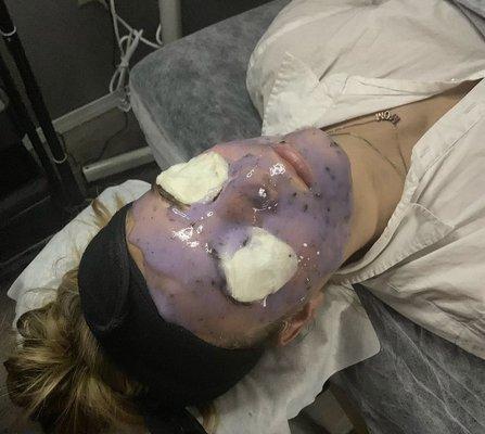 Spa Facial w/ Lavender jelly mask