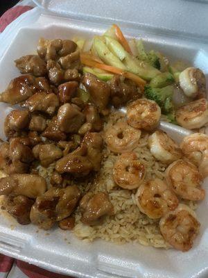 Teriyaki Chicken with Shrimp