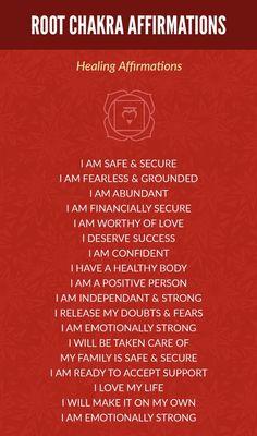 Root Chakra Affirmations