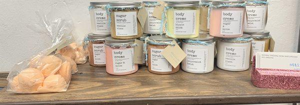 Attitude Bath and Body.... Sugar Scrub, Body Cream, Bath Truffles, Bath Salts and Milk Bath