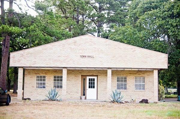 town hall, now the "live oak bar"