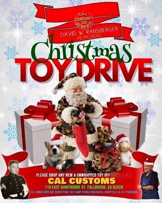 Yearly Memorial Toy drive!