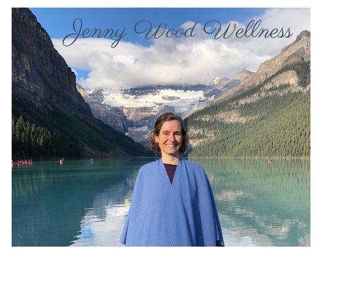 Jenny at Lake Louise, Canadian Rocky Mountains.