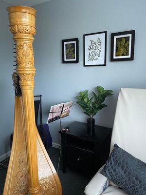 A Touch of my Harp - Vibroacoustic Harp Therapy office.