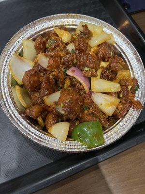 Gobi Manchurian fried cauliflower, bursting with flavor with a spicy  kick!