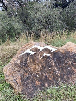 River entrance marker