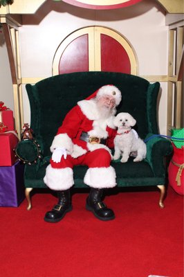 Santa and my best man!