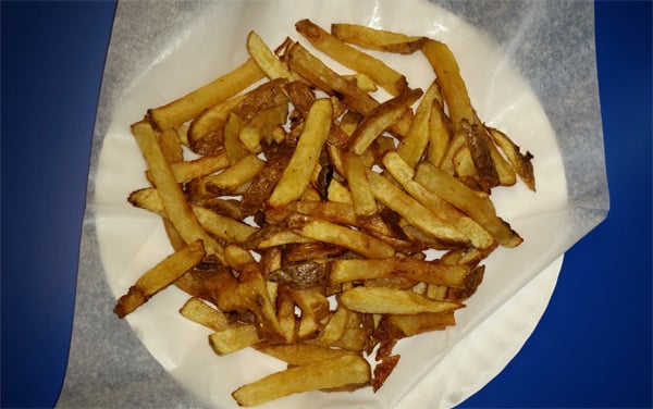 Fries, left something to be desired.