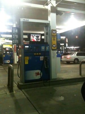 Little tvs at pump