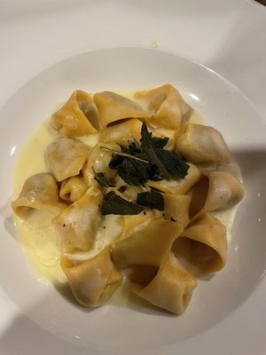 Hand-rolled tortellini