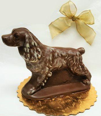 Three Dimensional Chocolate Cocker Spaniel!