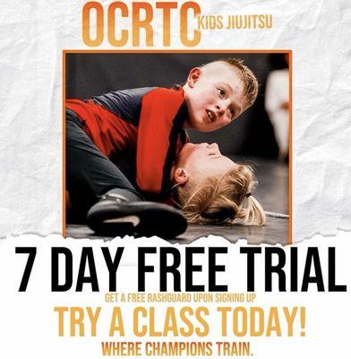 Come try out kids jiujitsu and wrestling