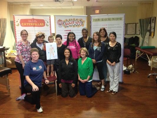 Blast Off! Certified Pediatric Massage Therapists(August 2014)