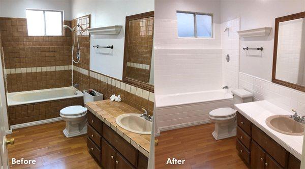 Bathroom refinishing