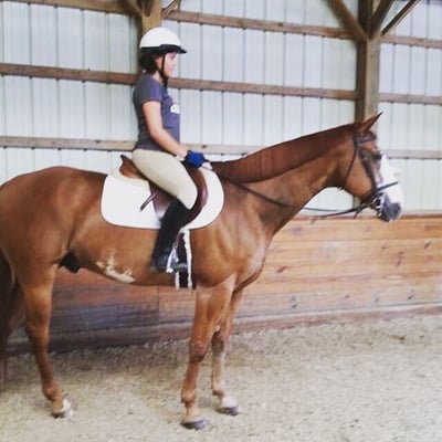 My daughter Emi at the True Heart Stables Summer Camp Summer 2015