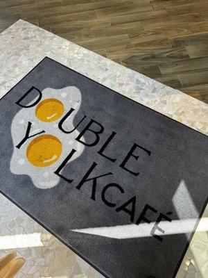 cute entrance mat