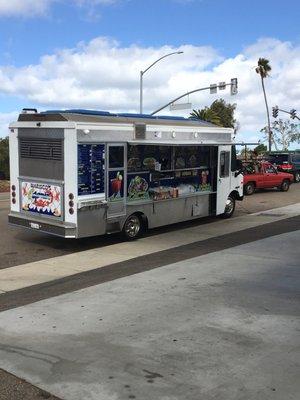 The first truck that was parked at this location.