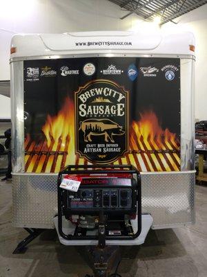 The BrewCity Sausage "Brat Mobile" Is Available For Your Next Event. Give Us A Call To Book Us.