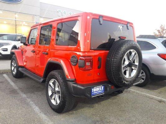 Picking up my Jeep Wrangler Sahara at Tooele Jeep