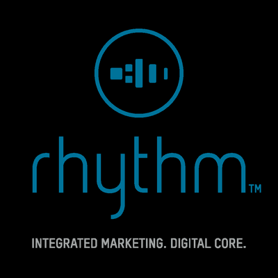 Rhythm Agency logo.