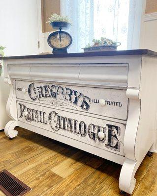 Decoupage Dresser