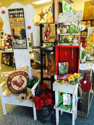 Specializing in Home & Garden décor, Gifts, Accessories, Gourmet Foods, Refreshed Furniture.