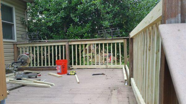 Deck repairs