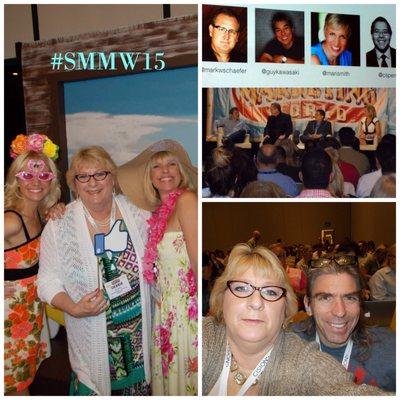 Fun at Social Media Marketing World in San Diego.