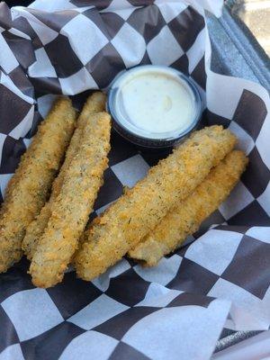 Fried pickles $6