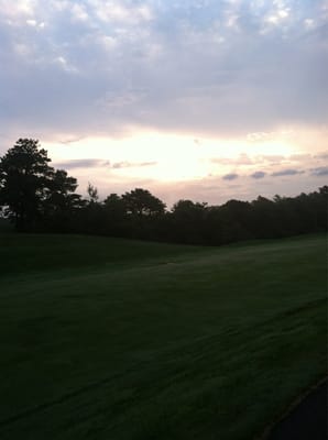 3rd hole at sunrise